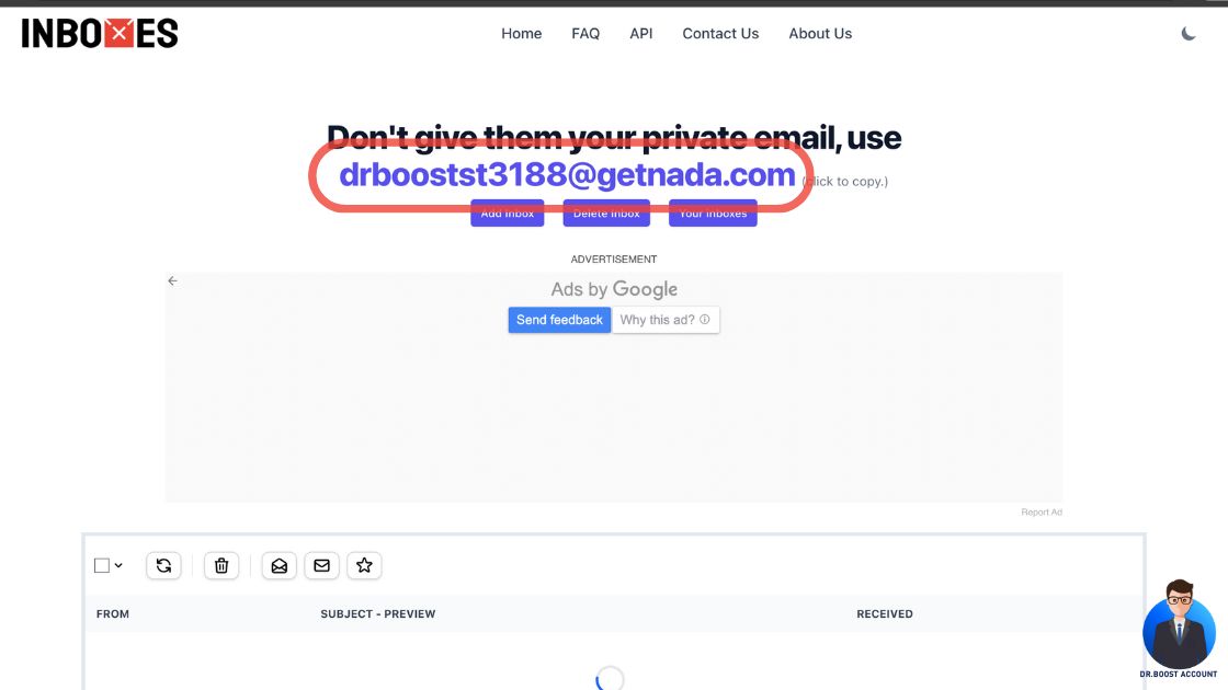 เมลชั่วคราว gmail