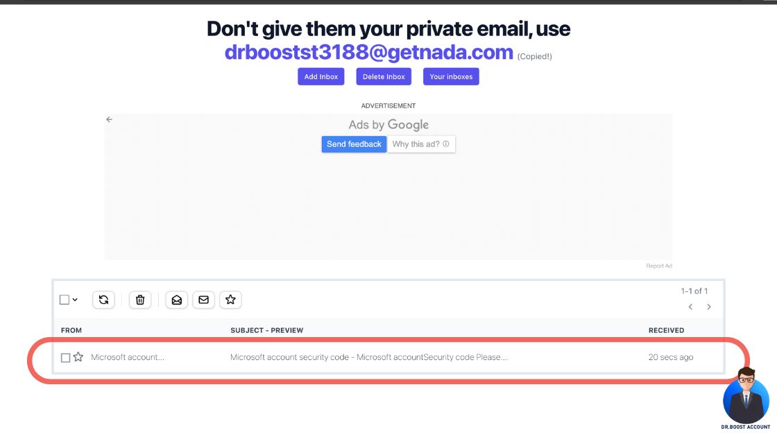 temp mail free