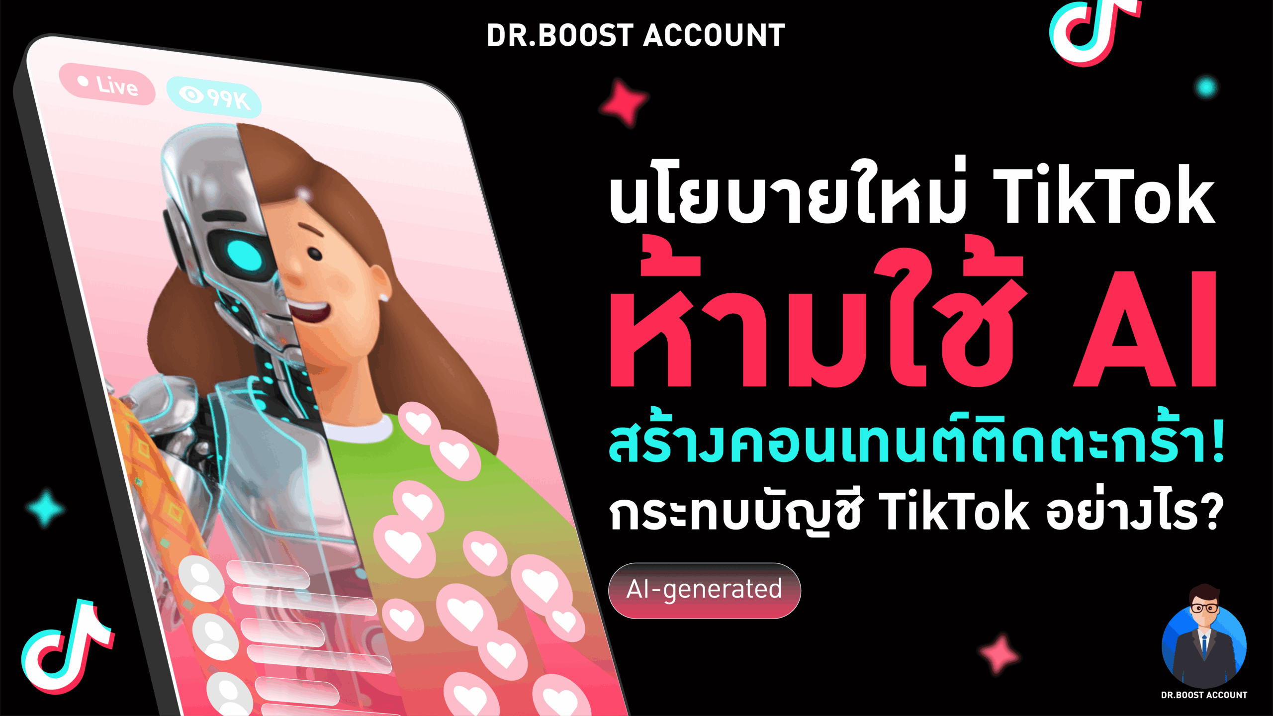 กฎใหม่ 2025! บัญชี TikTok Shop ห้ามใช้ AI ติดตะกร้า